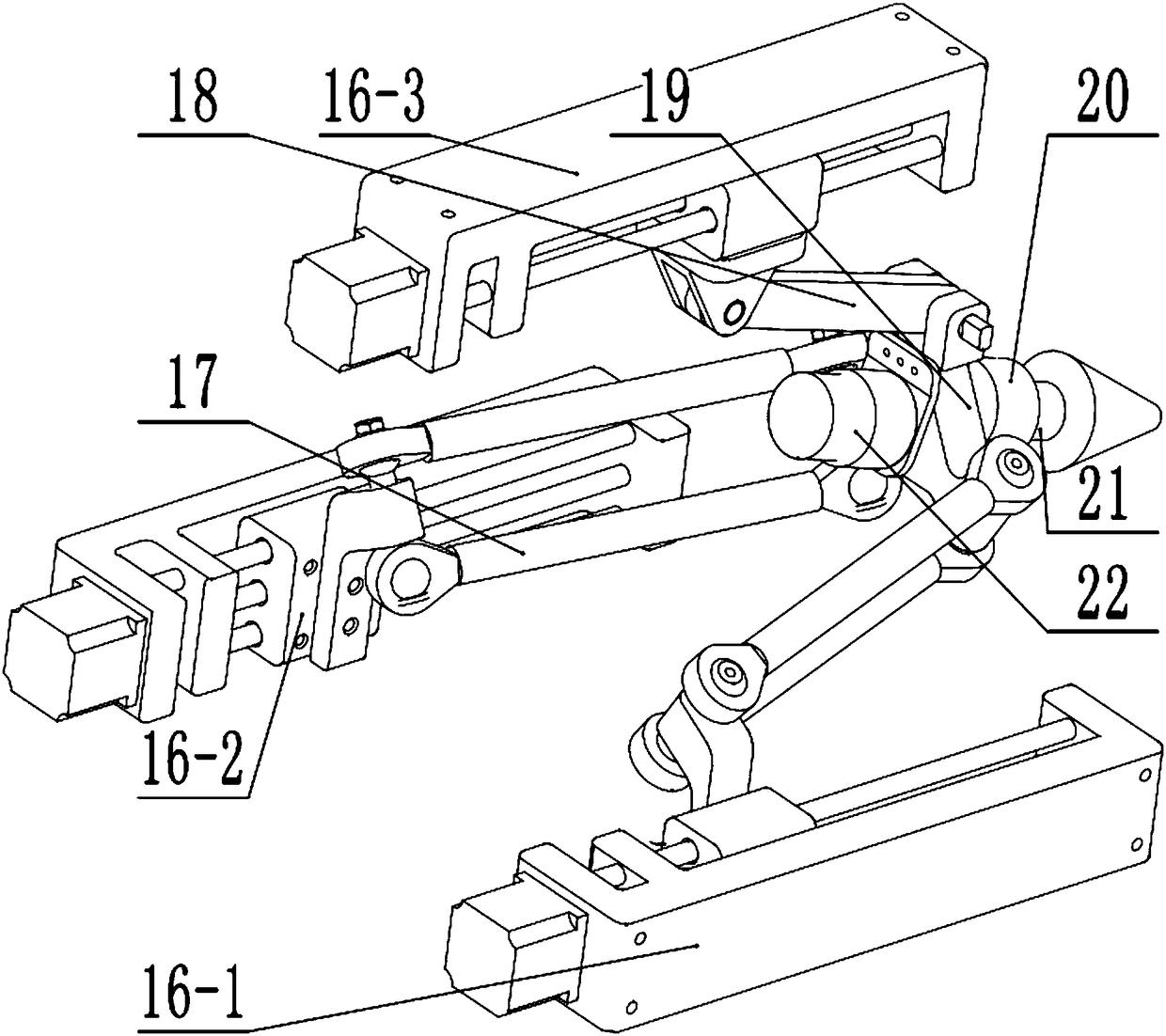 A kind of flexible miniature ring experimental rolling mill