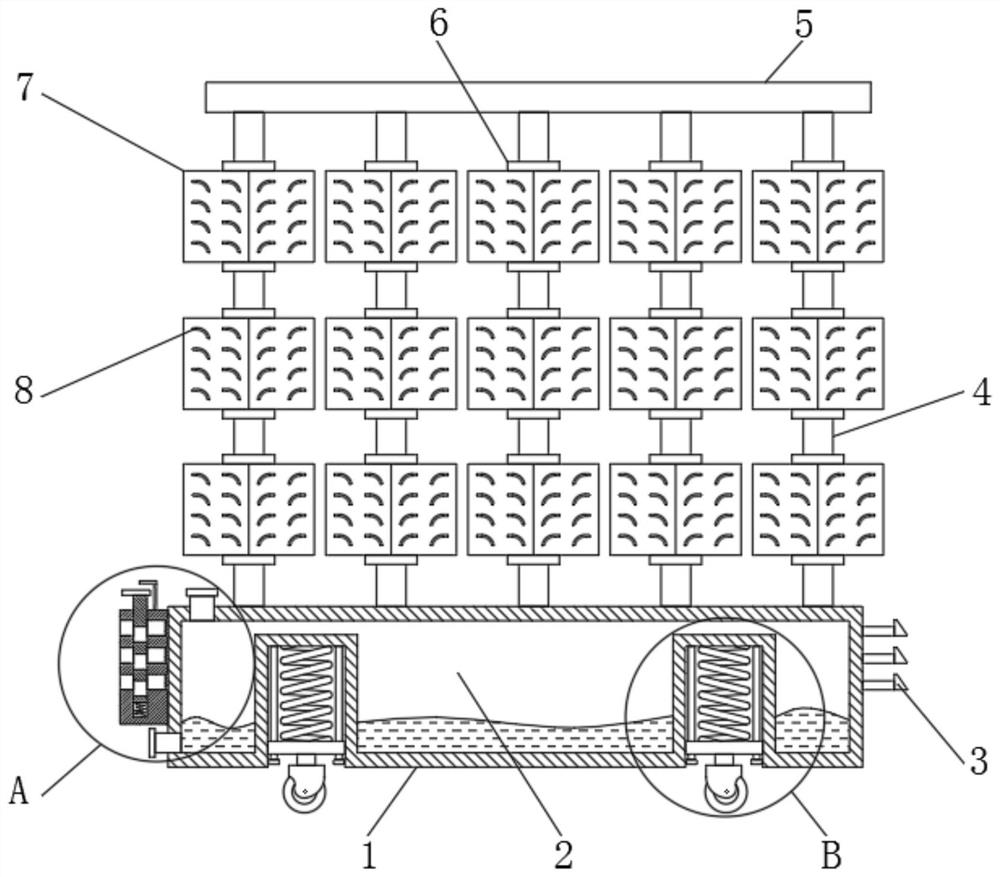 Wind-resistant and anti-falling guardrail for building construction