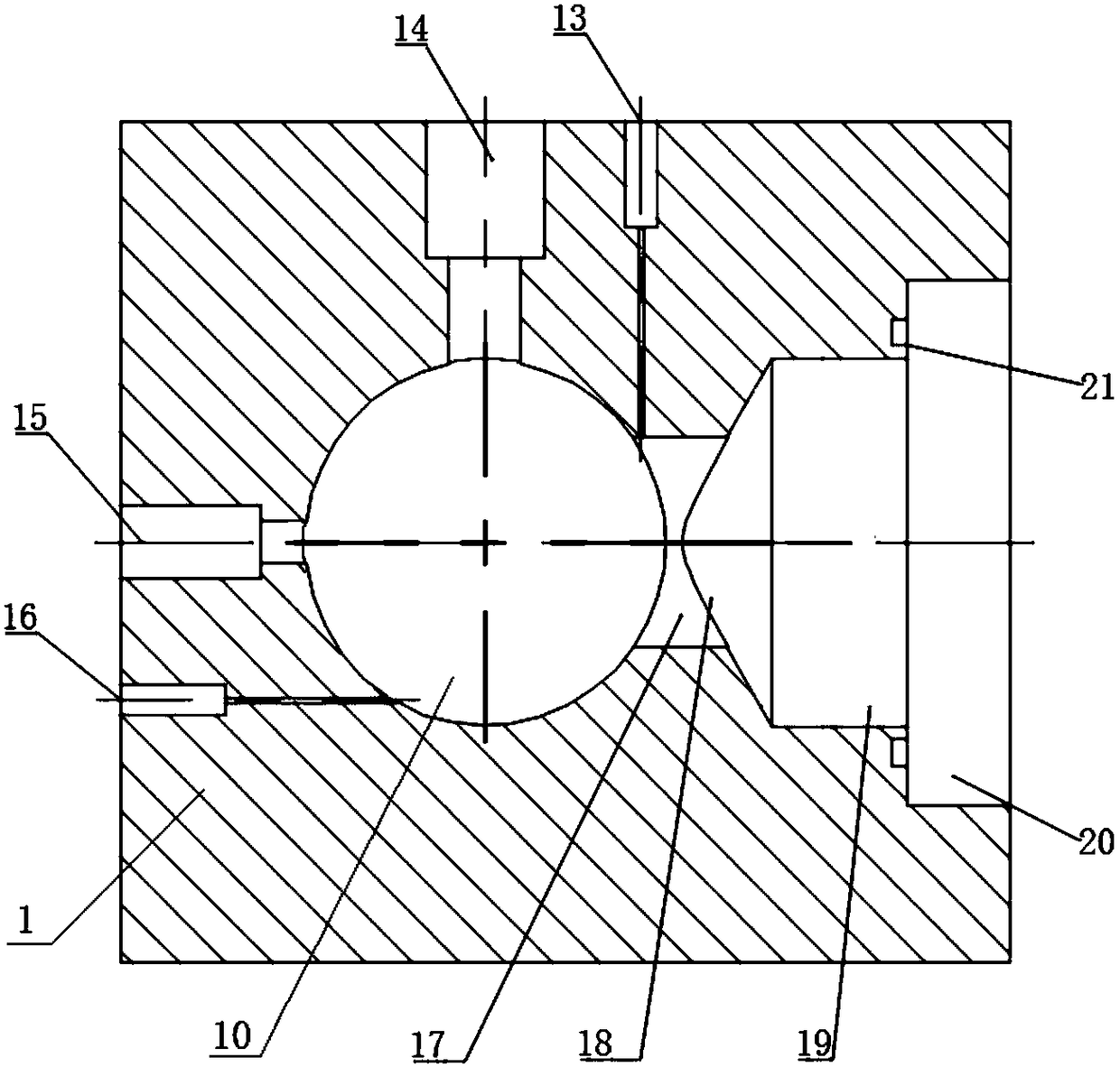 Optical rapid compression machine combustion cylinder capable of realizing shooting by schlieren method