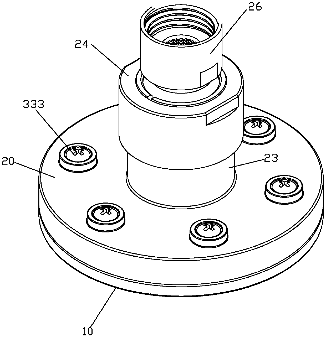 Water outlet device, water outlet unit and movable parts used in water outlet device