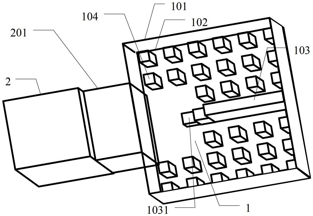 A combined waveguide