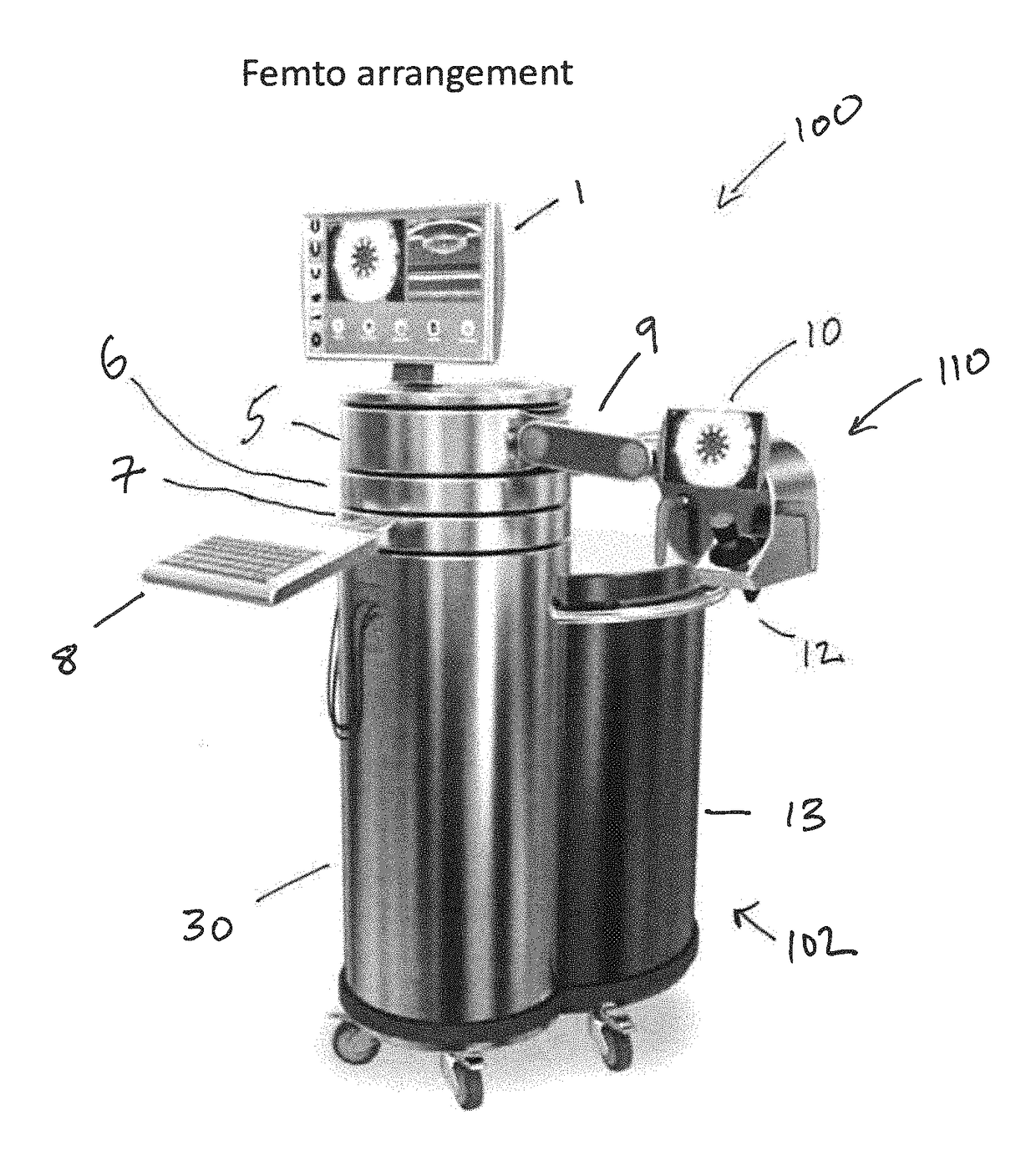 Systems and methods for combined femto-phaco surgery