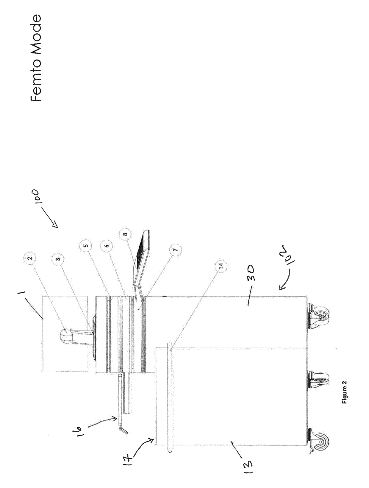 Systems and methods for combined femto-phaco surgery