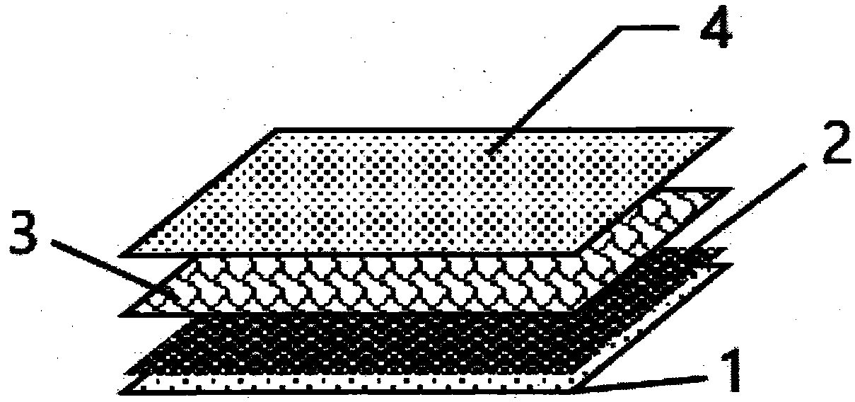 A stacked spider web composite filter paper for separating emulsified water in fuel oil and its preparation method