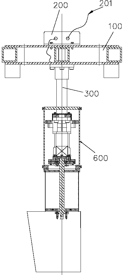 Device for analyzing stress conditions of test model in circulating water channel