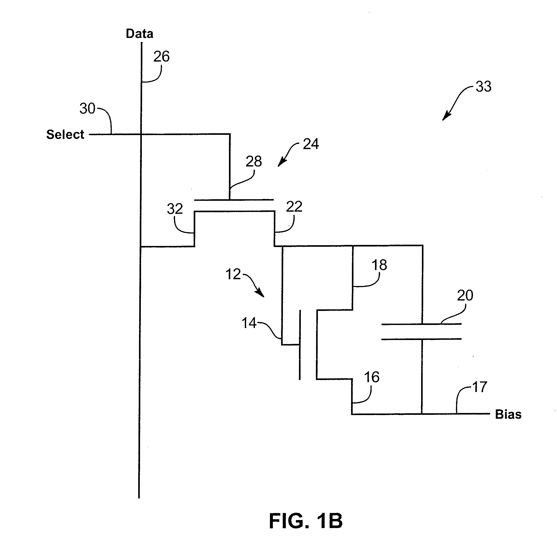 Image sensor with photosensitive thin film transistors and dark current compensation