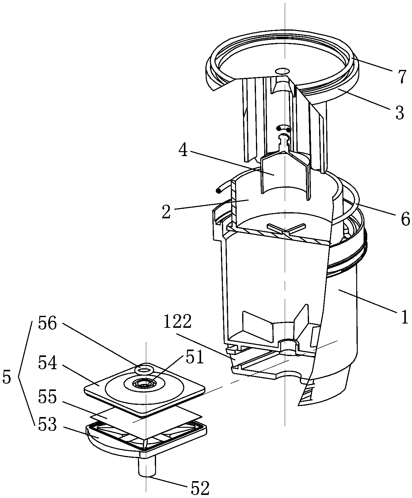 Overflow protection cup and negative pressure regulator