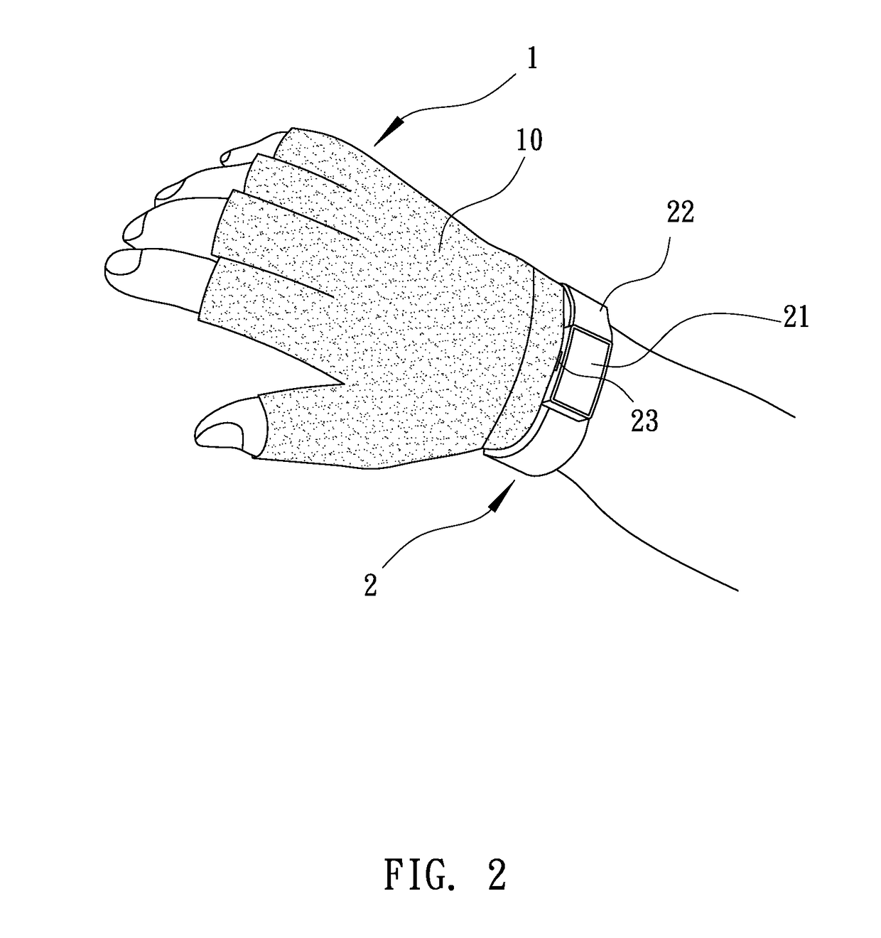 Finger control device combinable with bluetooth functions