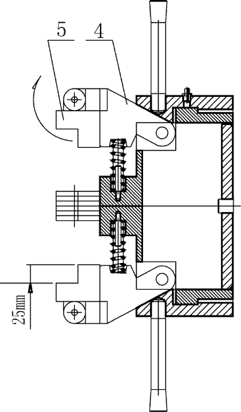 Reducing clamping connector for torsion detection of drive shaft