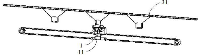 An object conveying device for convenient transmission and recording in an intelligent workshop