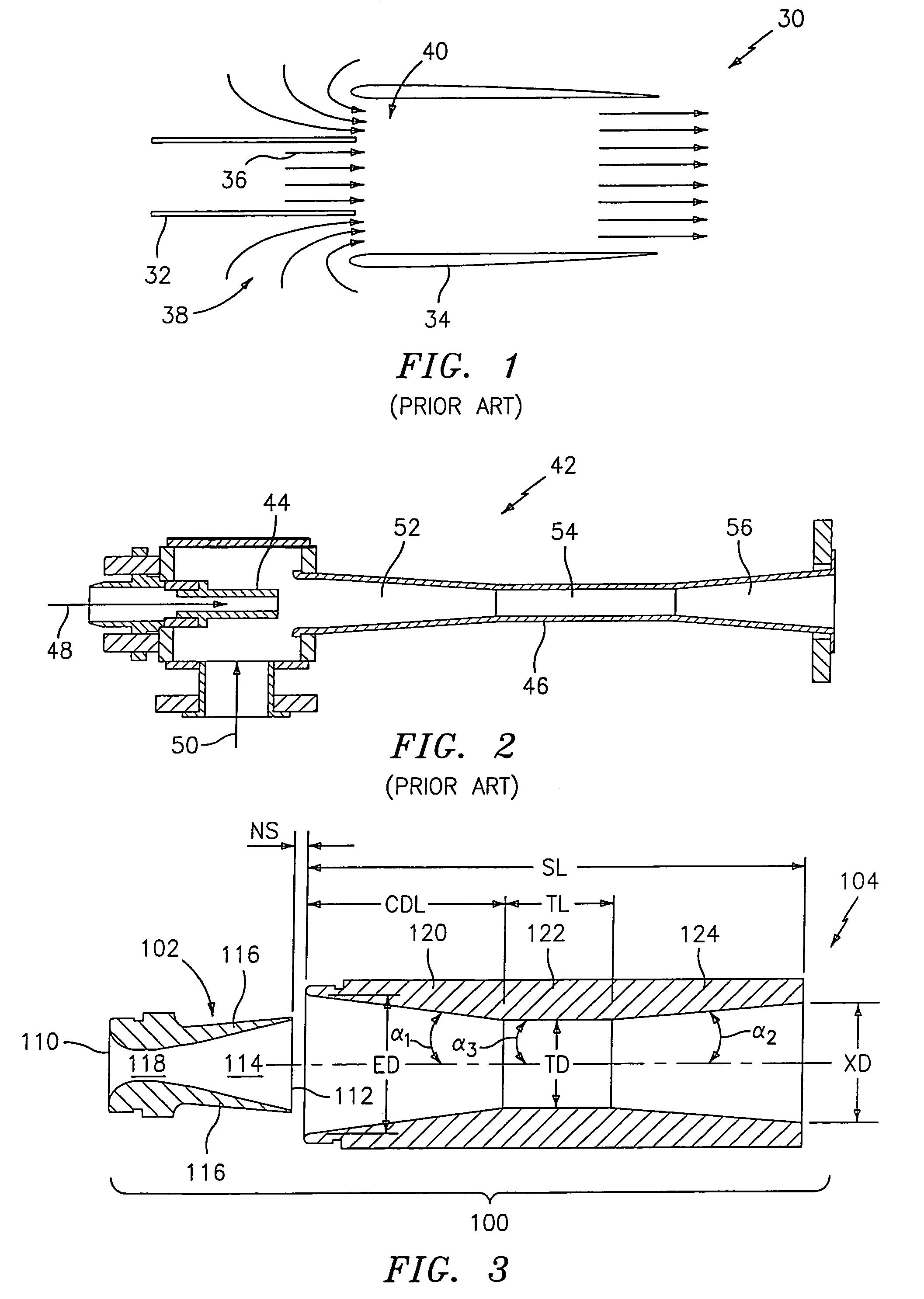 Lobed convergent/divergent supersonic nozzle ejector system