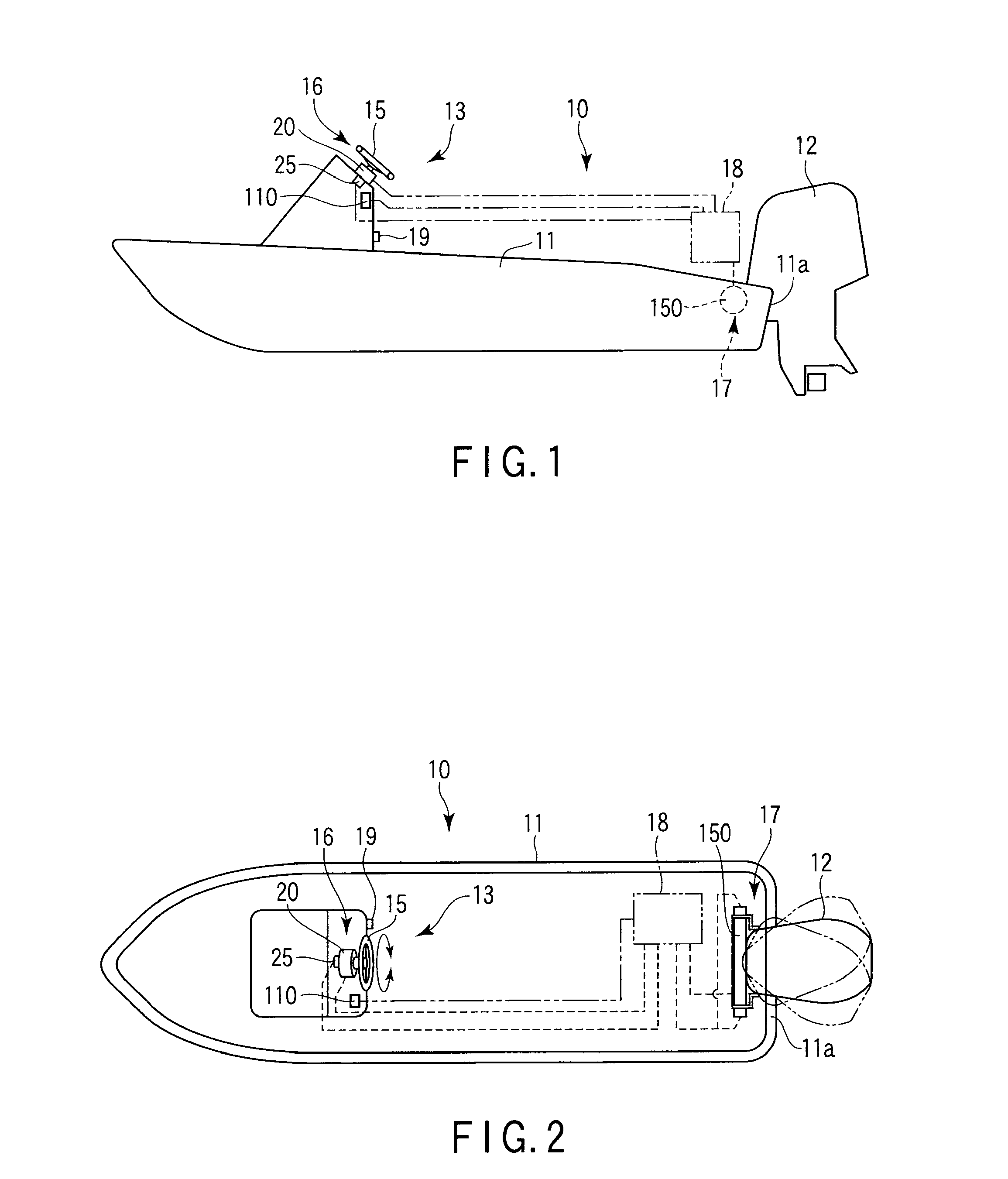 Steering apparatus for outboard motor