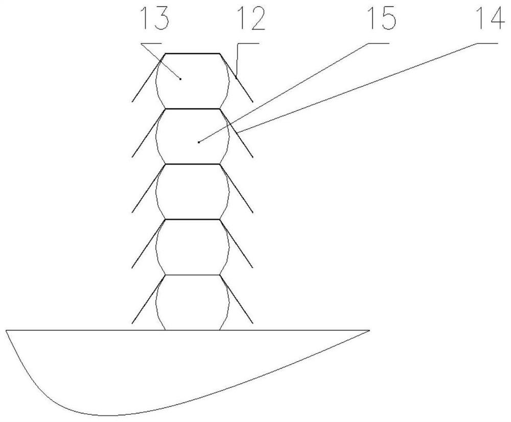 A 3D printing structure, manufacturing method and application