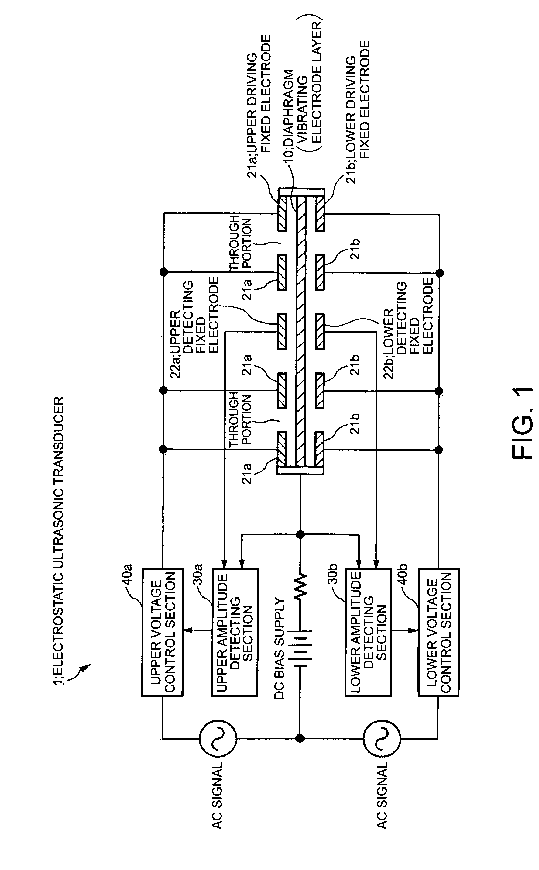 Ultrasonic transducer, ultrasonic speaker, and method of controlling the driving of ultrasonic transducer