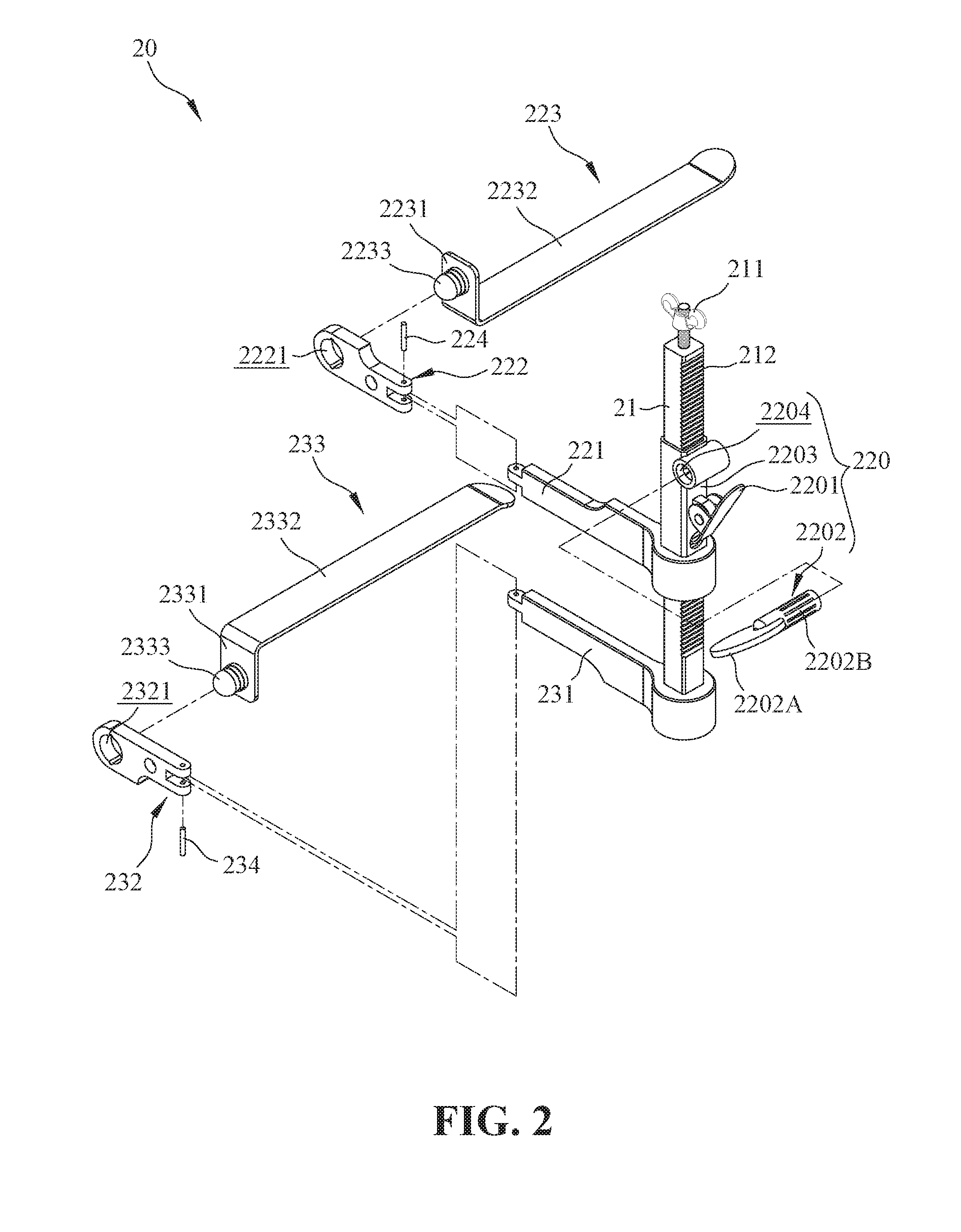 Device of automatic mechanical wound opener for head and neck surgery