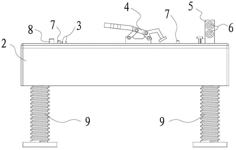 A detection device specially used for computer display screen bracket