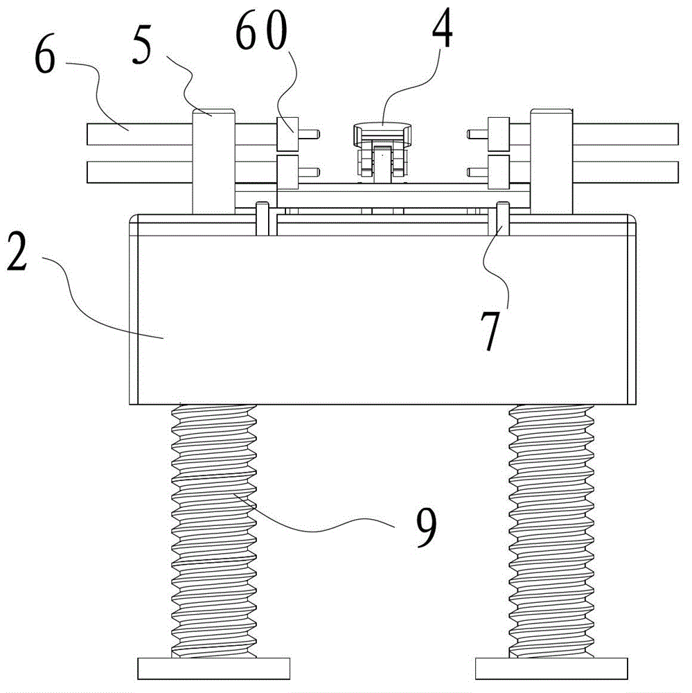 A detection device specially used for computer display screen bracket