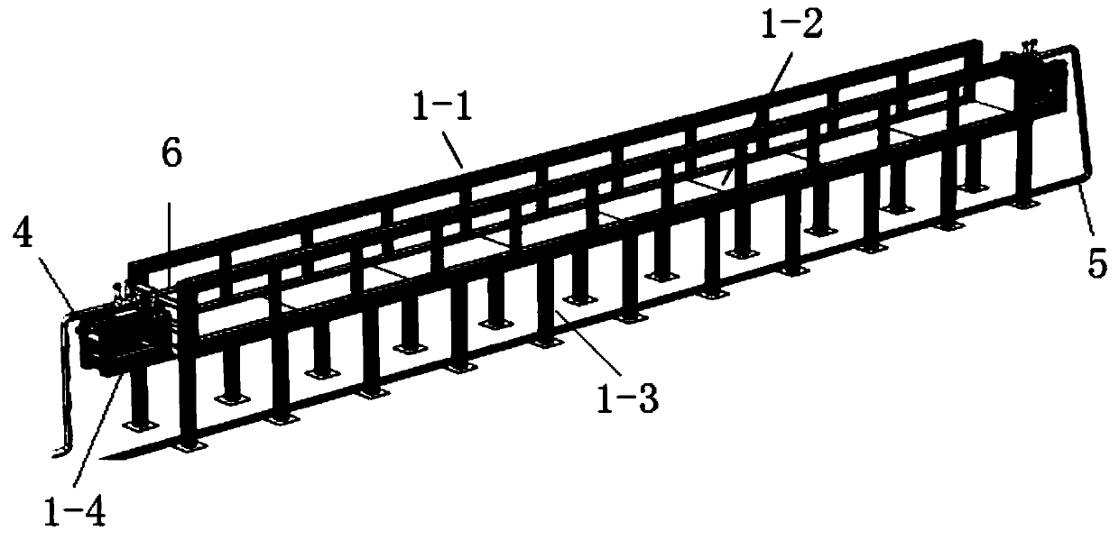 A test device considering the axial directional displacement of the pipeline under the tension of the steel catenary riser