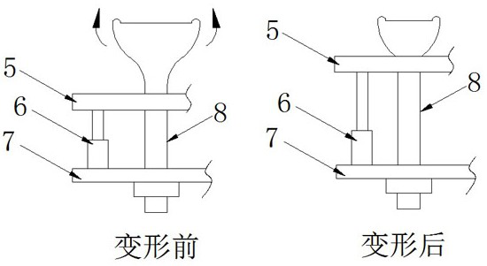 Chip stripping mechanism, stripping machine and stripping method