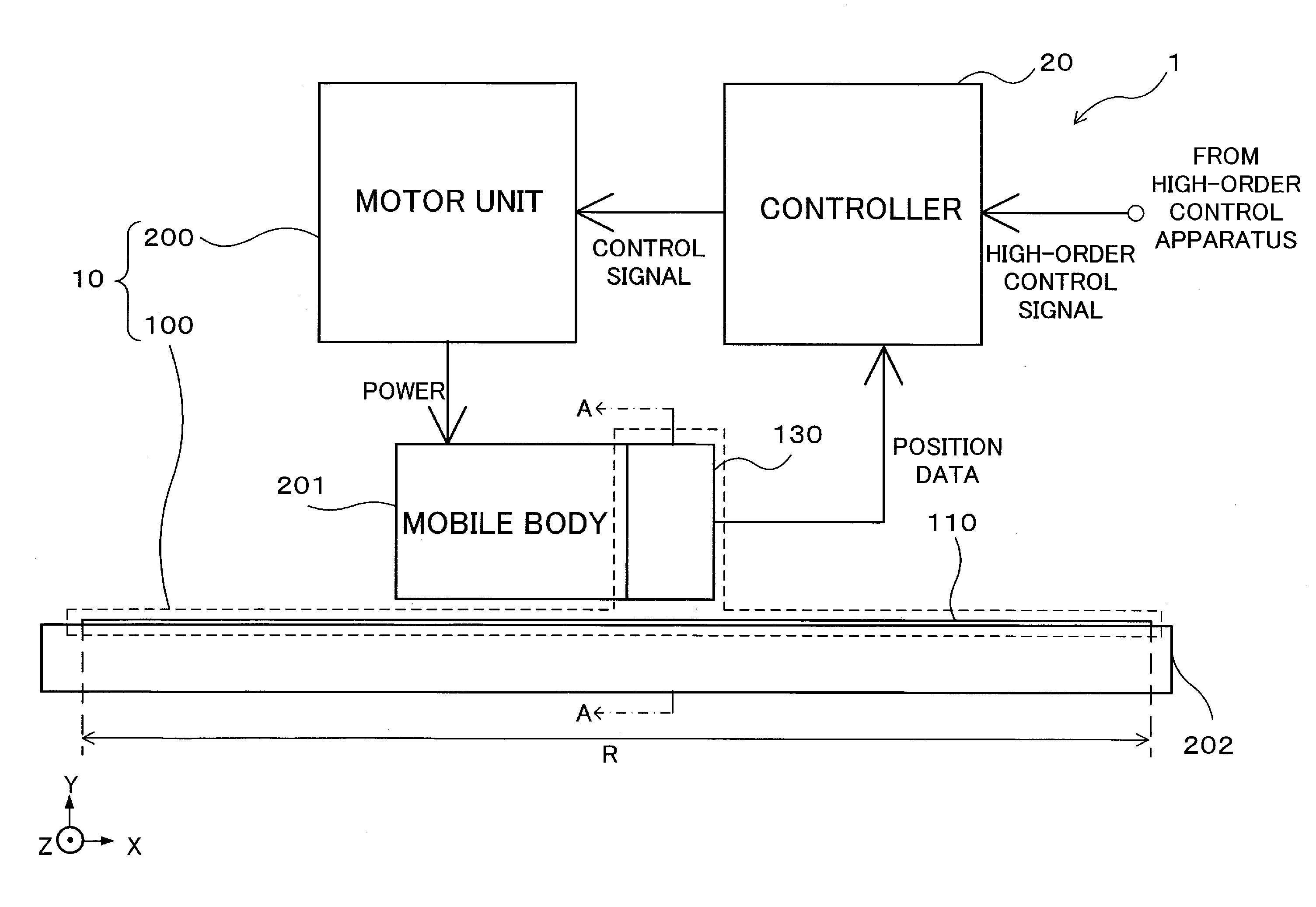 Linear encoder, linear motor system, and method of manufacturing linear encoder