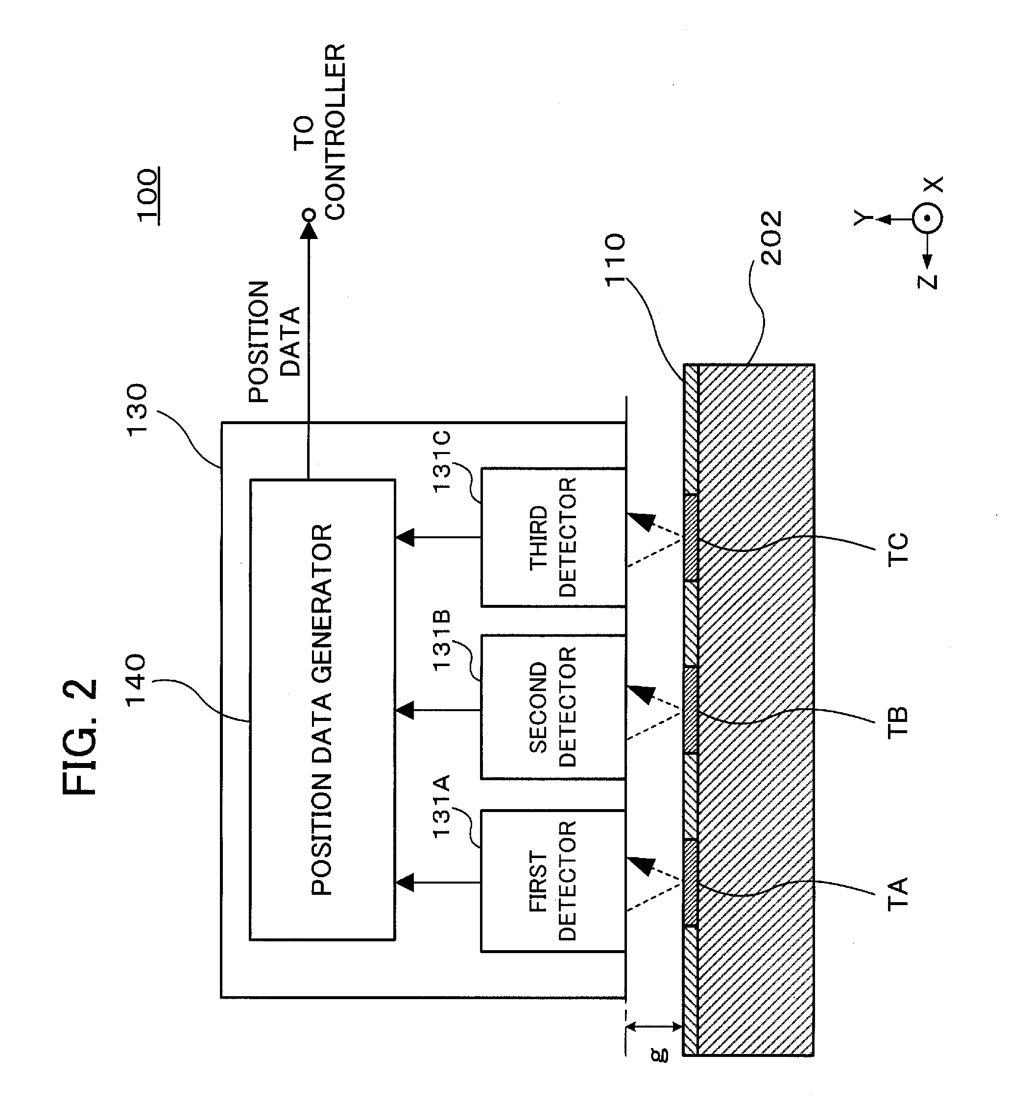 Linear encoder, linear motor system, and method of manufacturing linear encoder