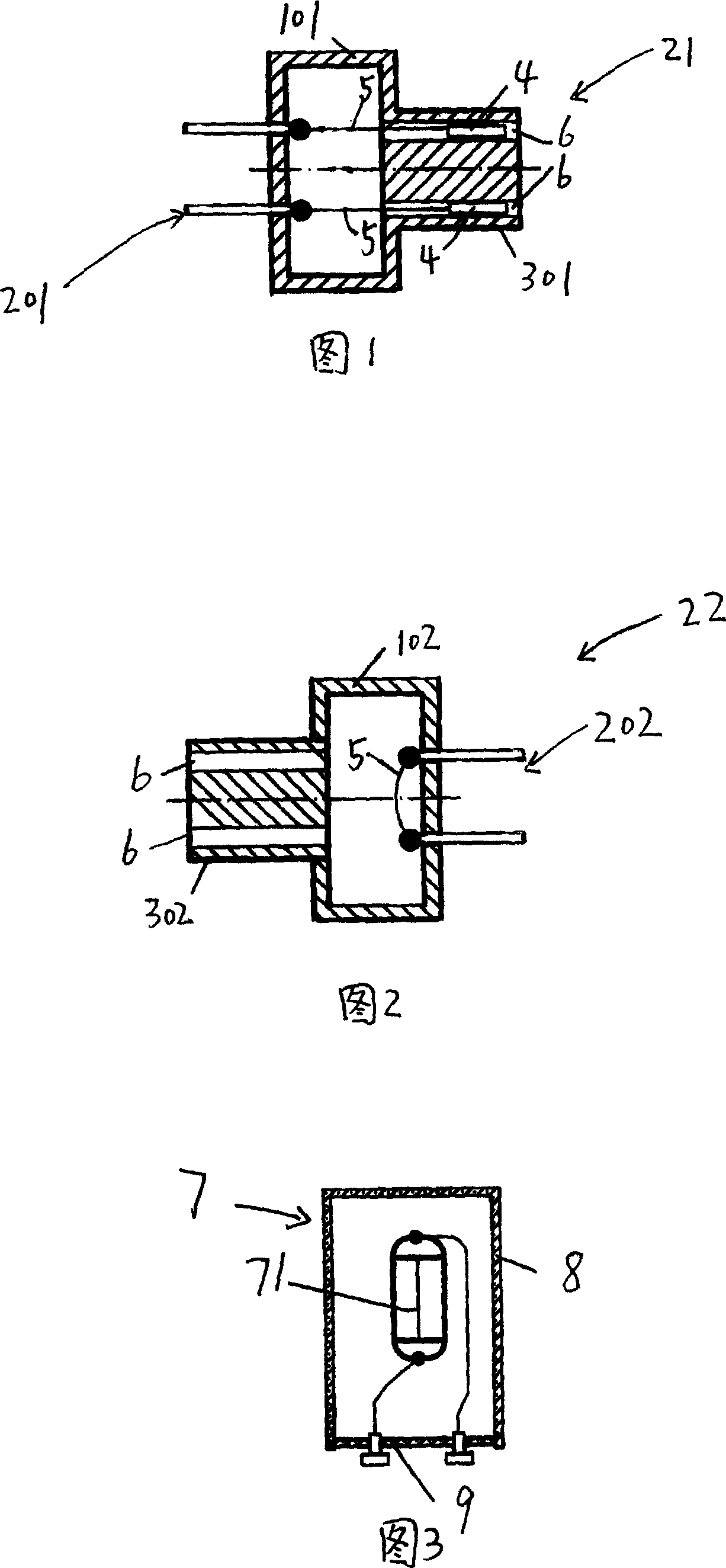 Conversion device of straight tube fluorescent lamp