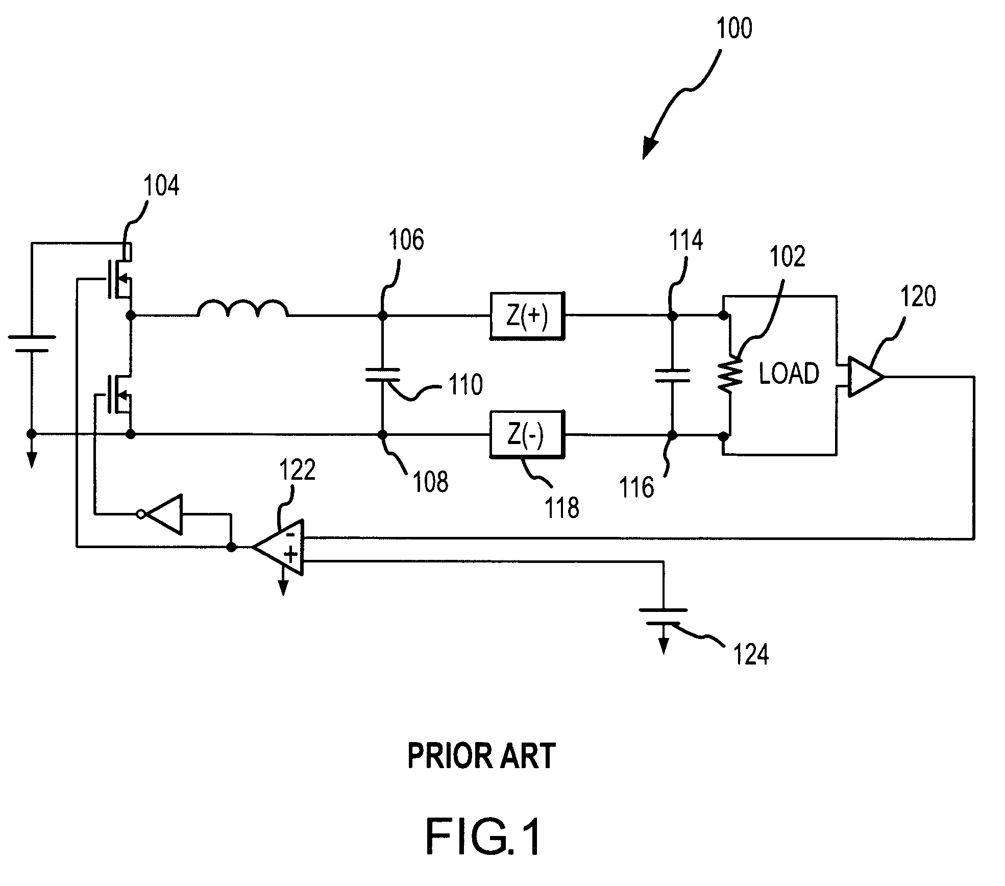 Method and apparatus for voltage compensation for parasitic impedance
