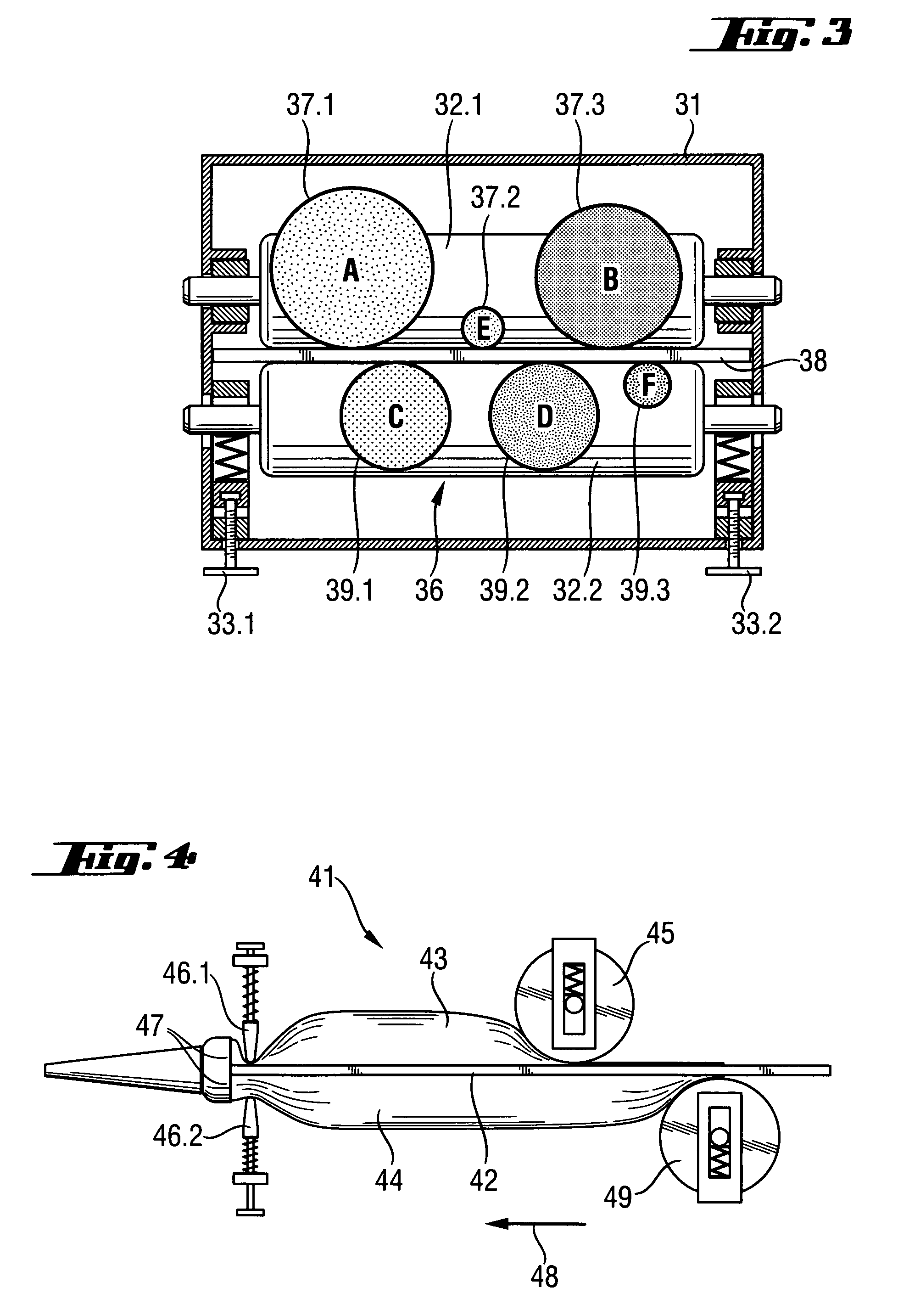 Dispensing system and squeezing-out device and storage container for the dispensing system