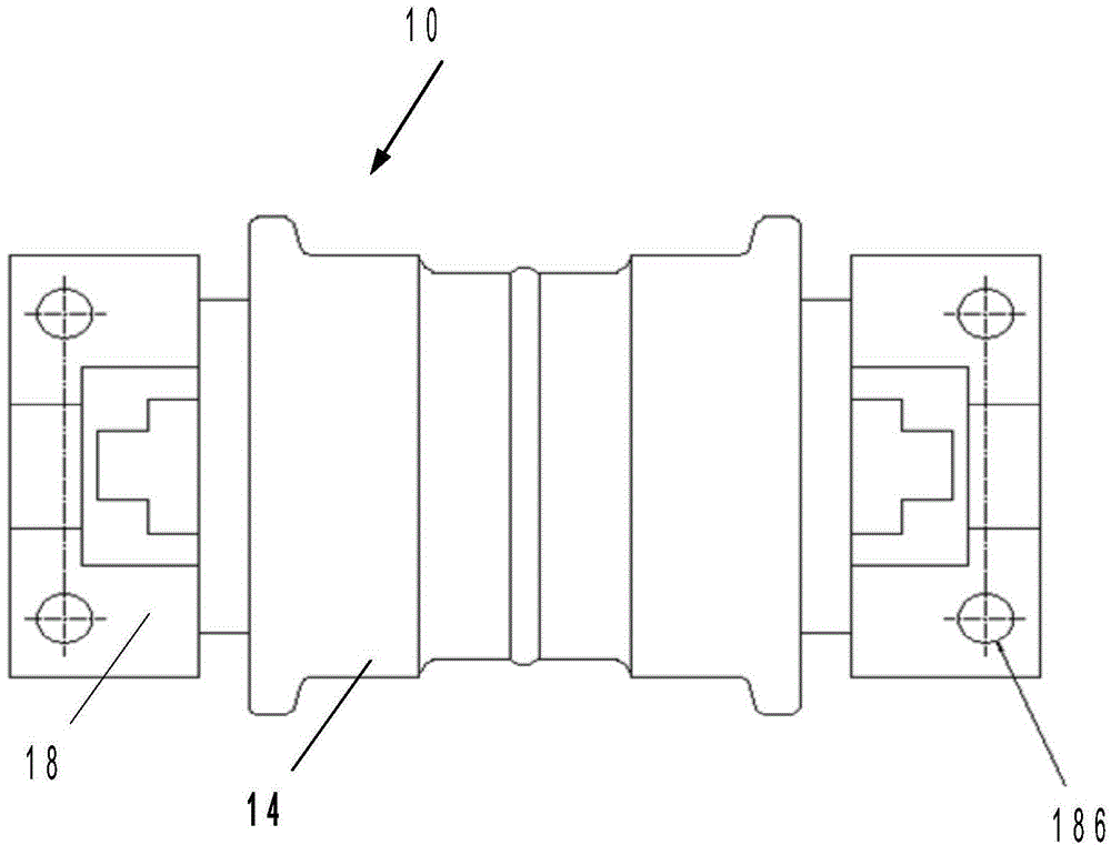 Supporting chain wheel for track-laying vehicle
