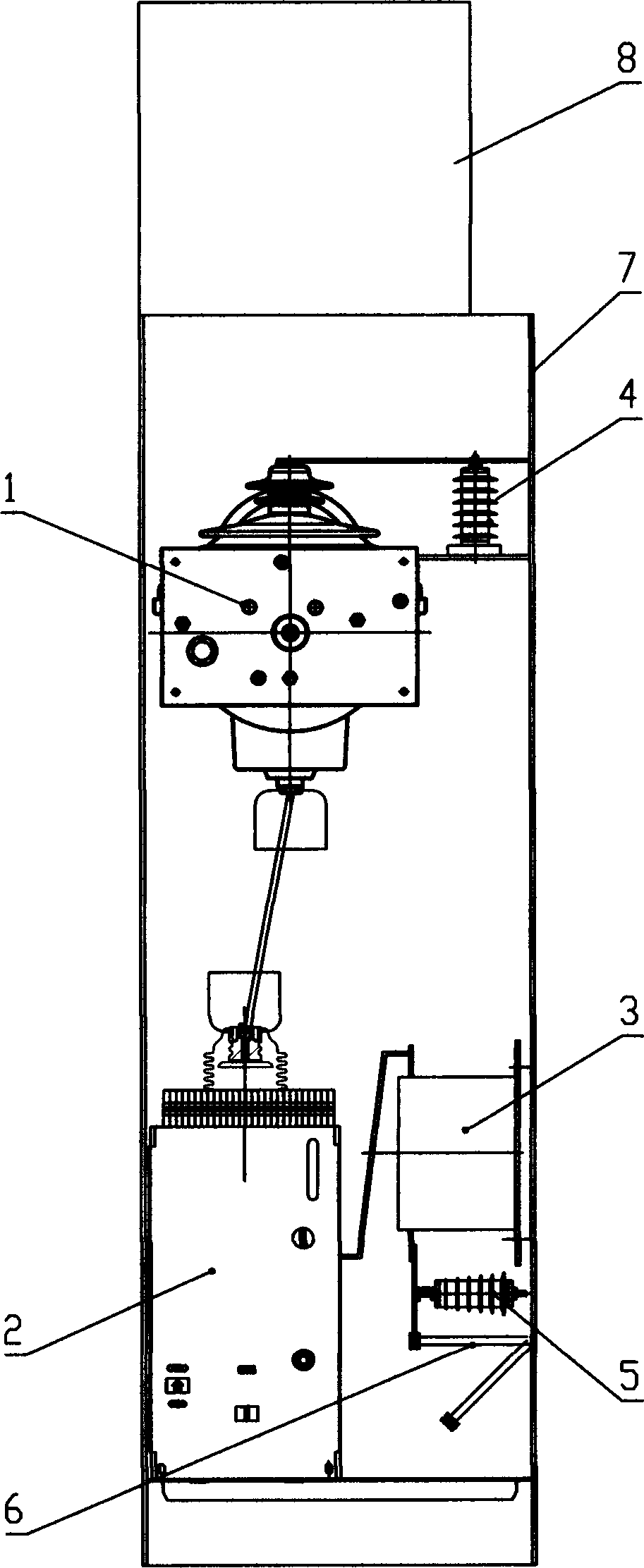 Vacuum circuit breaker type ring main unit