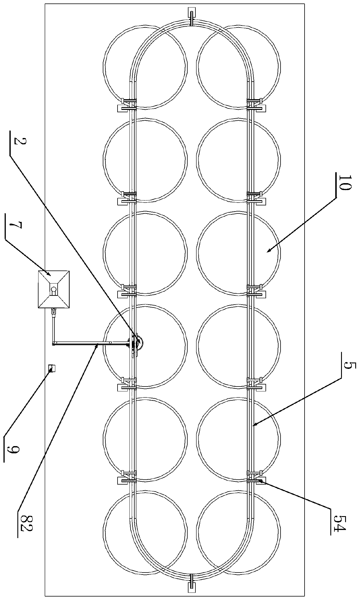 Mobile full-automatic precise bait casting system