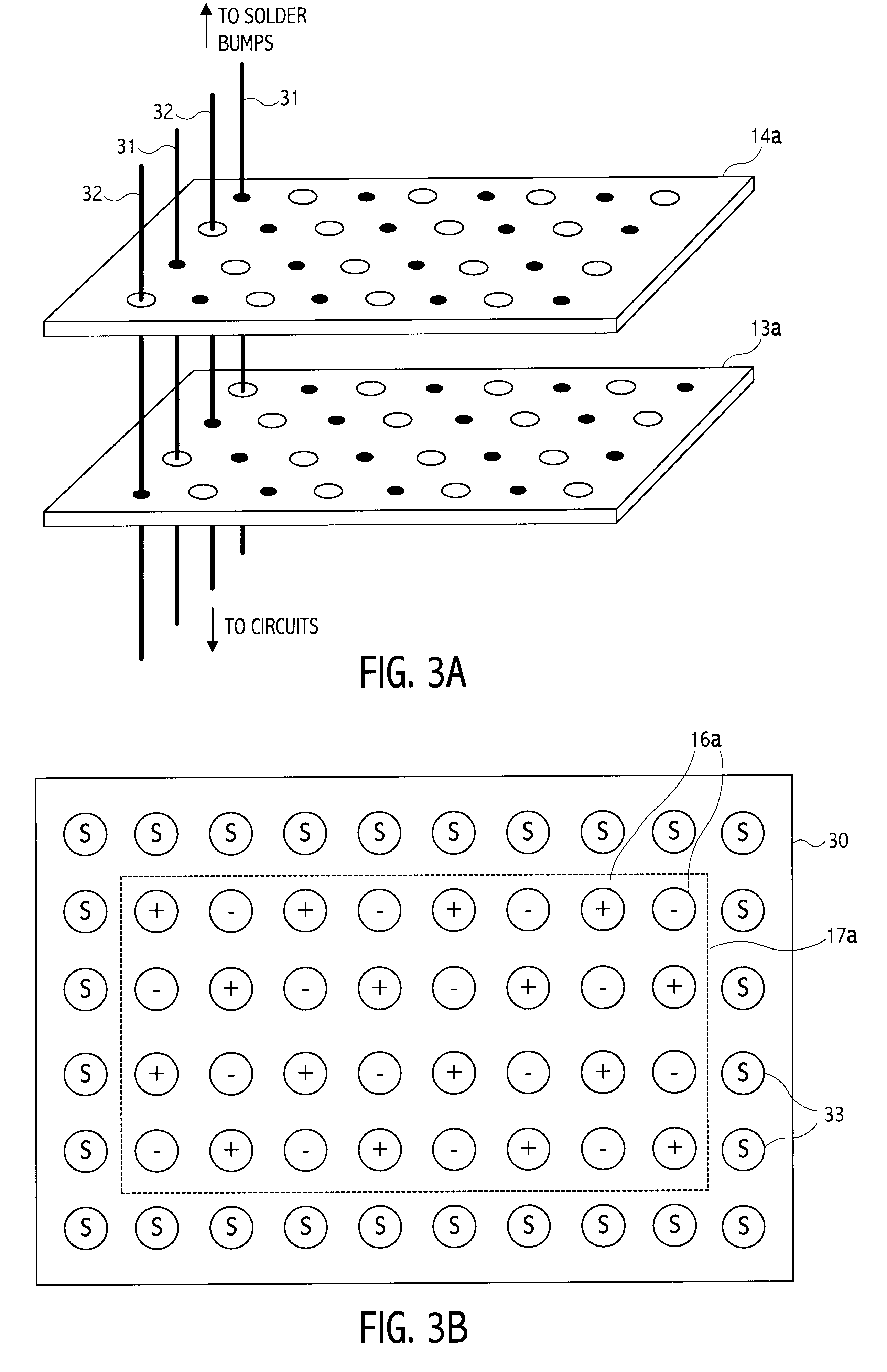 Decoupling capacitor configuration for integrated circuit chip