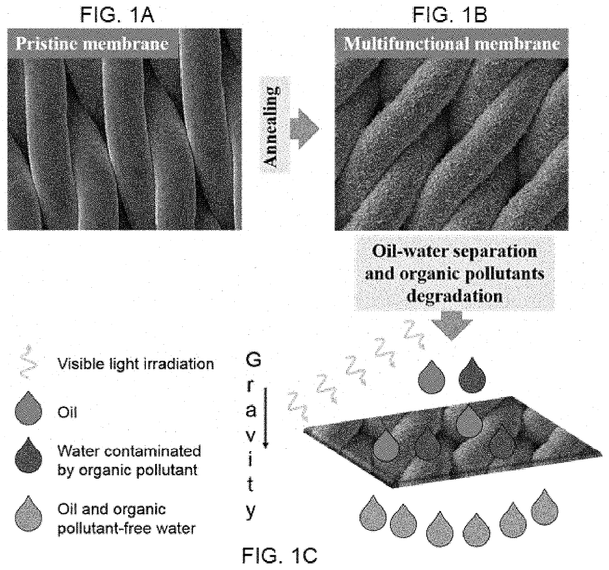 One-step scalable fabrication of mechanically robust visible-light responsive oxide-modified metallic multifunctional membranes