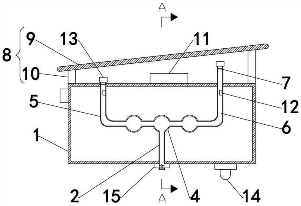 Bus bridge with heat dissipation function and its heat dissipation method