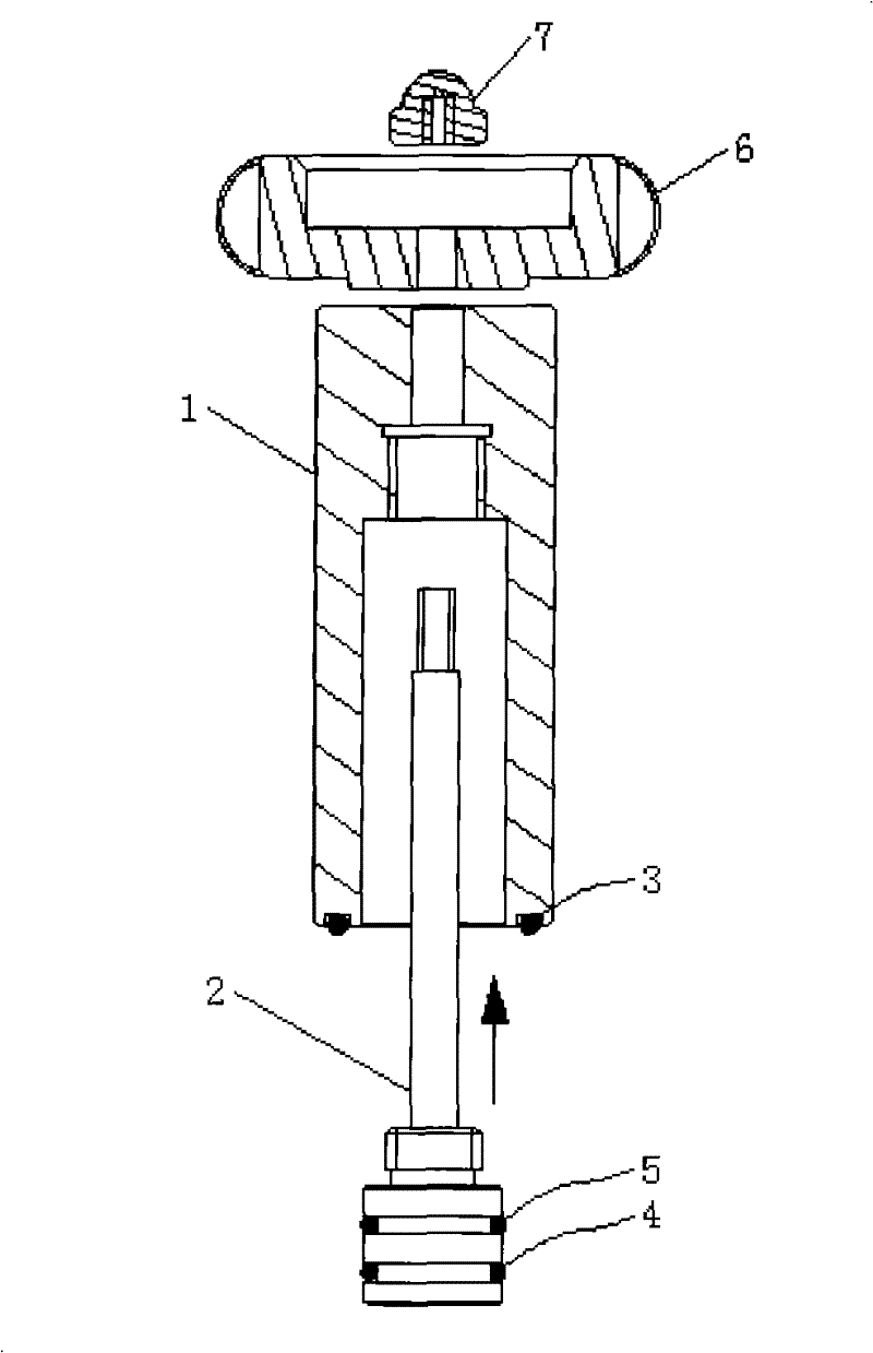 Tool for clamping minor-caliber optical mirror slip