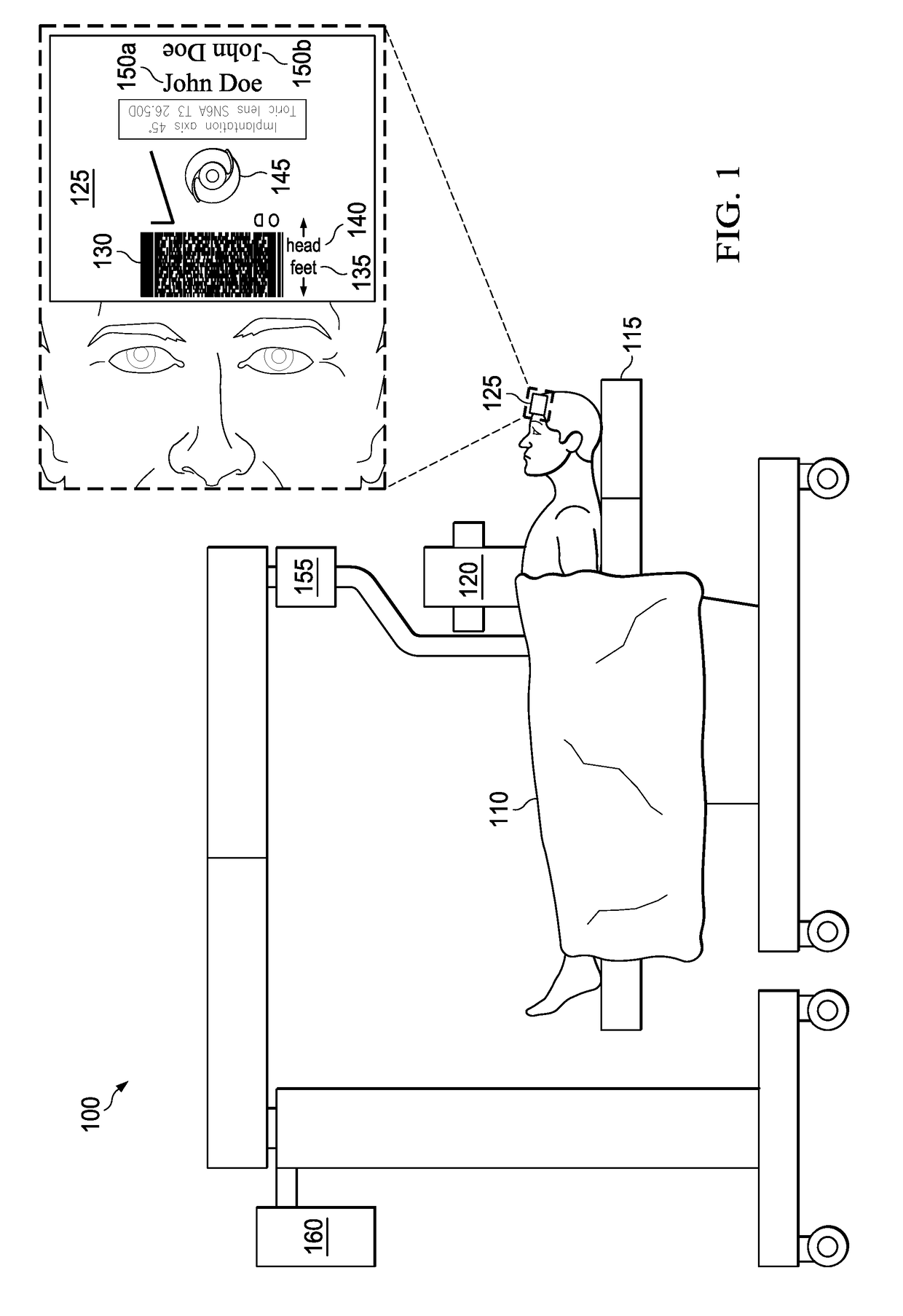 System and method of printing machine-readable information usable in a medical procedure