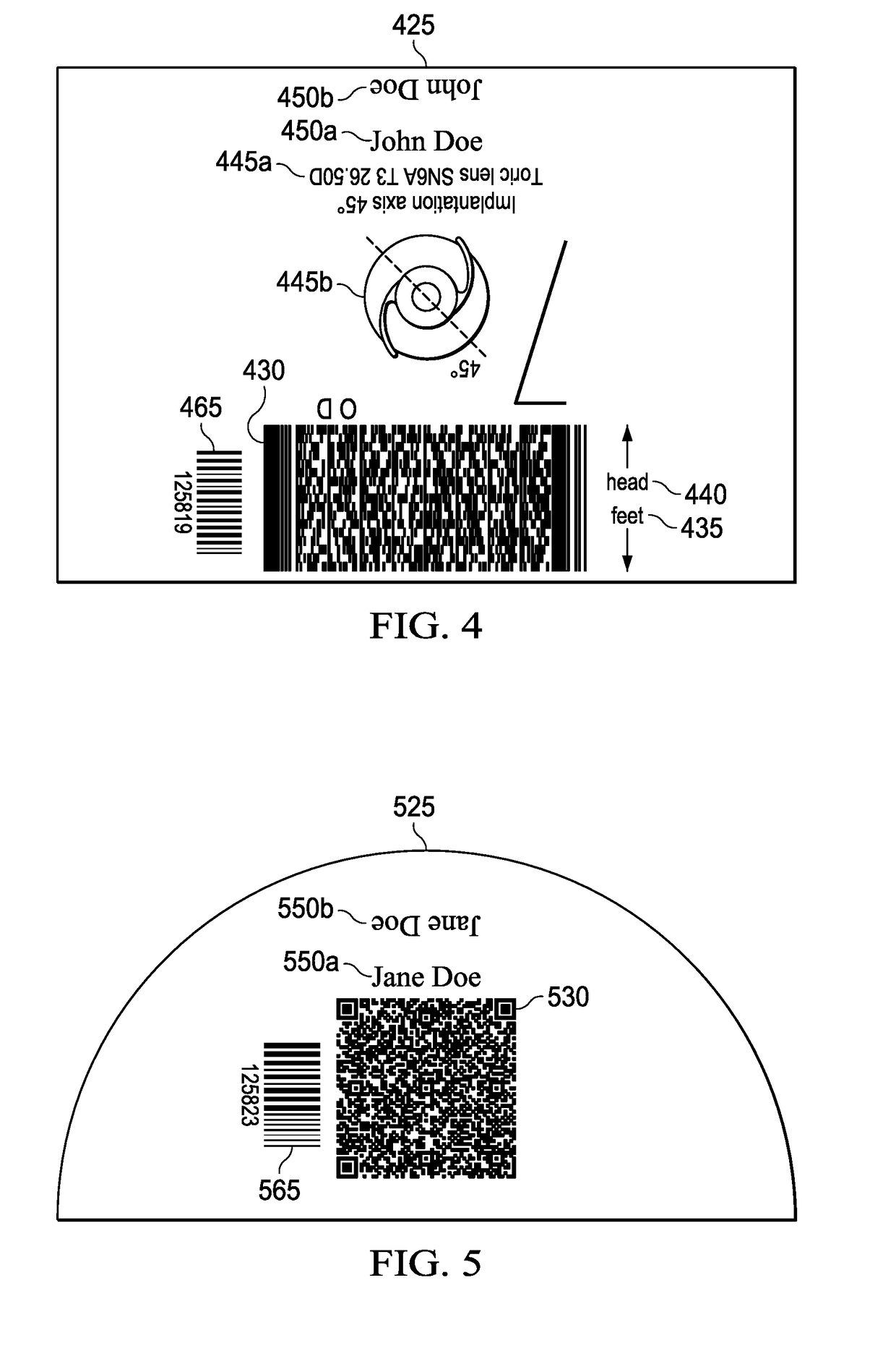 System and method of printing machine-readable information usable in a medical procedure