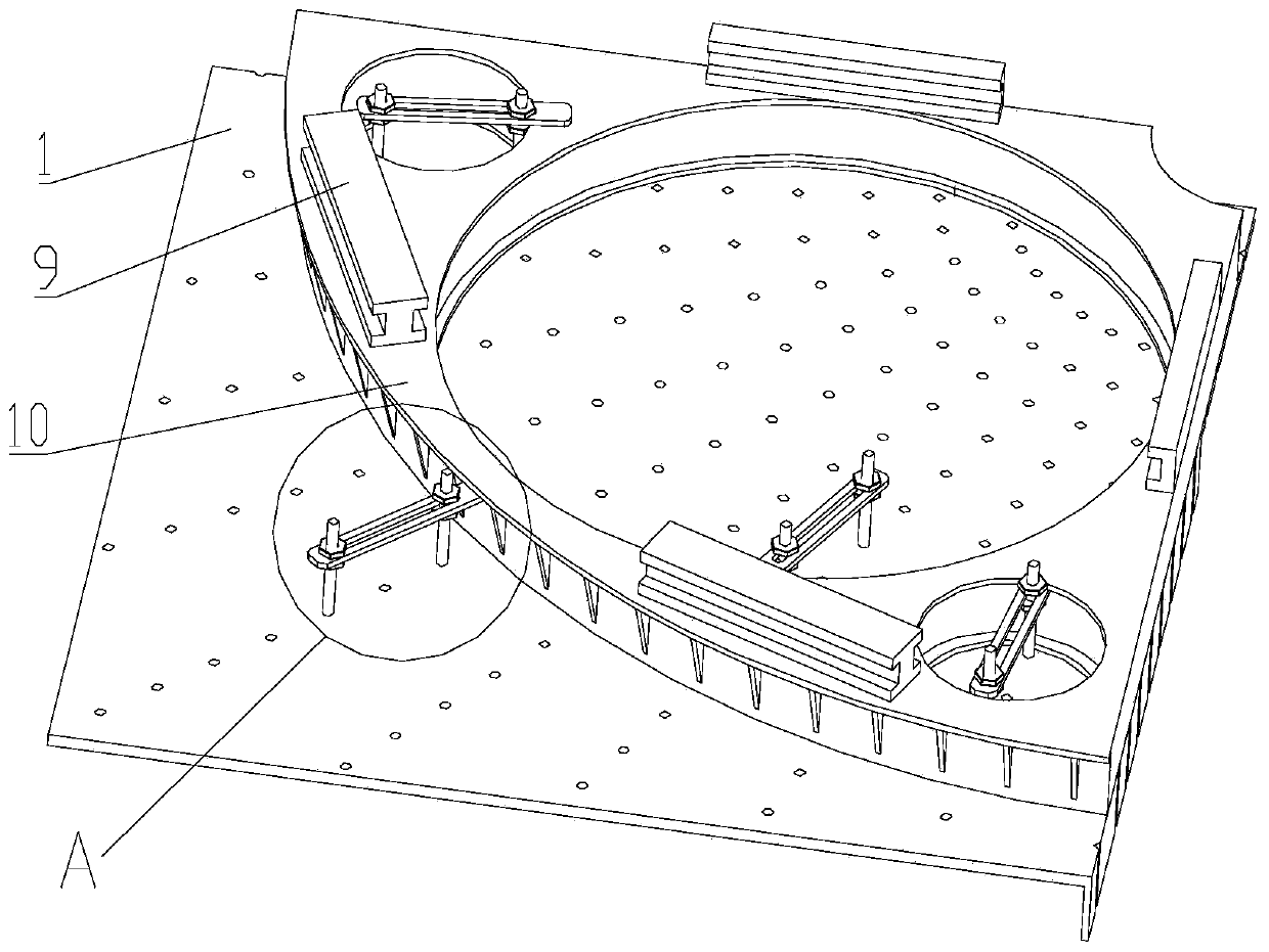 Heat treatment process for large thin-wall casting of high-strength magnesium alloy