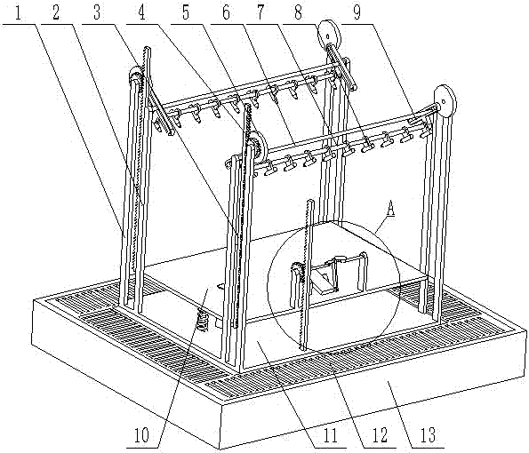 Self-pressing spraying disinfection device