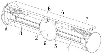 Liftable axle mechanism of new energy truck