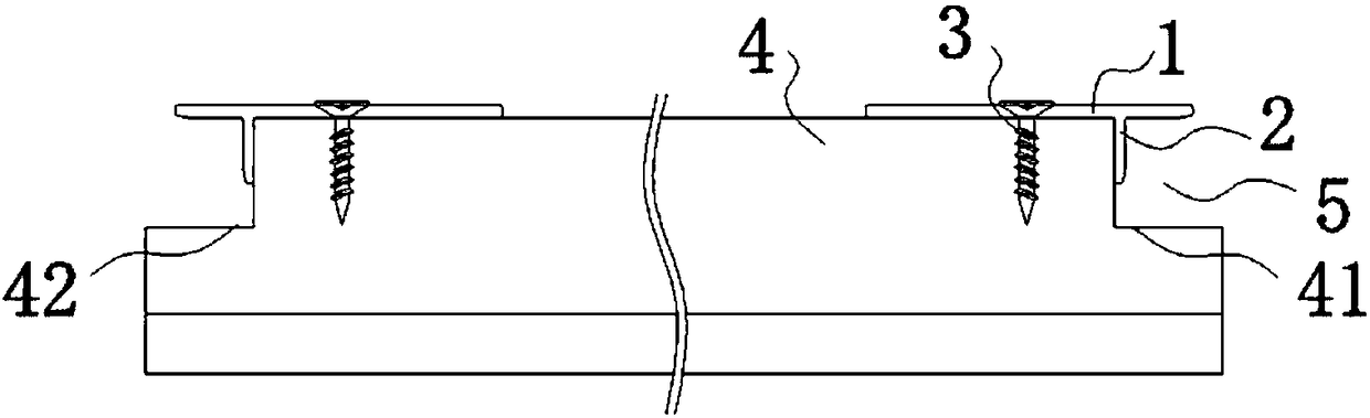 Wall board clamping connection assembly, wall board, wall board assembling method and wall board mounting method