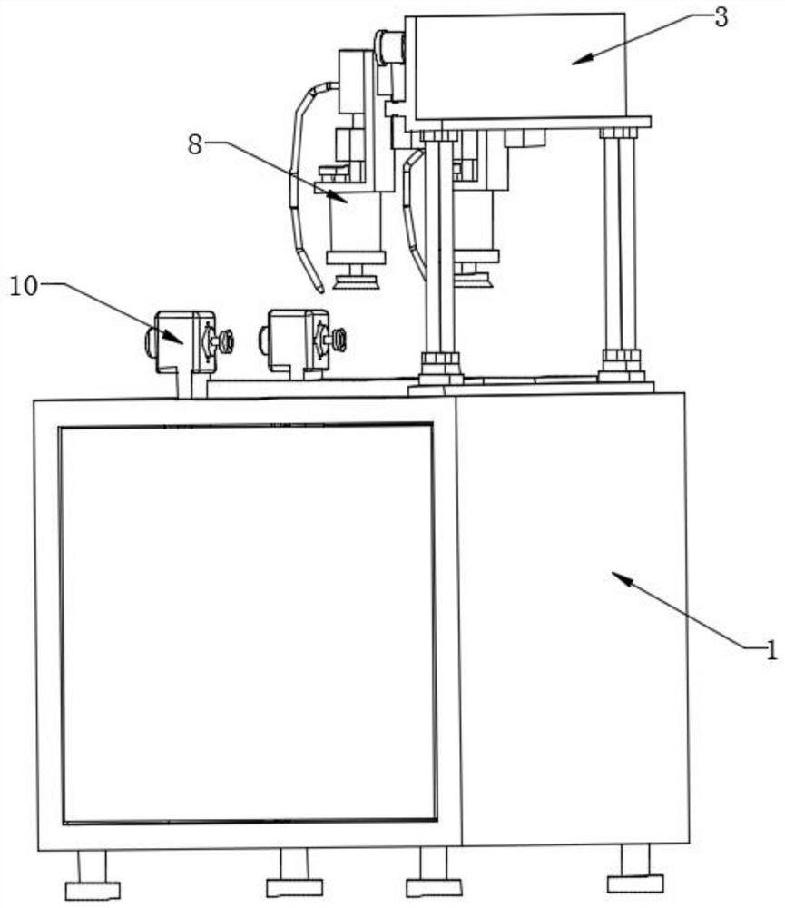 Grinding device for electrical equipment production