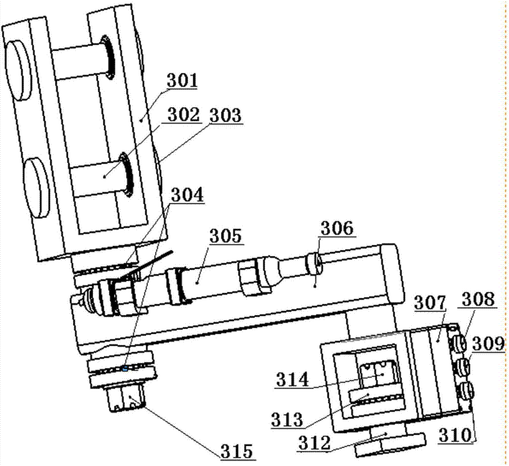 Auxiliary manipulator system for changing mould of six-mould cold heading machine