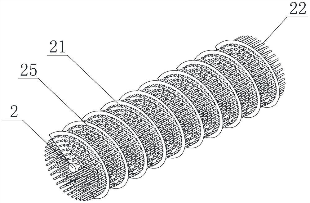 Cleaning rod, cleaning device and cleaning method for traditional Chinese medicinal materials