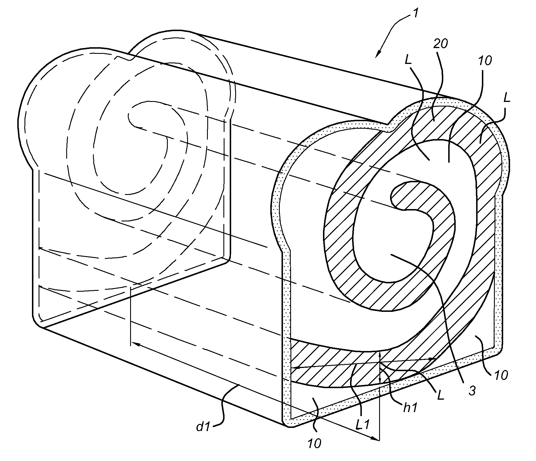 Flour-based food product with inhomogeneous tastant bulk distribution and method for making such food product