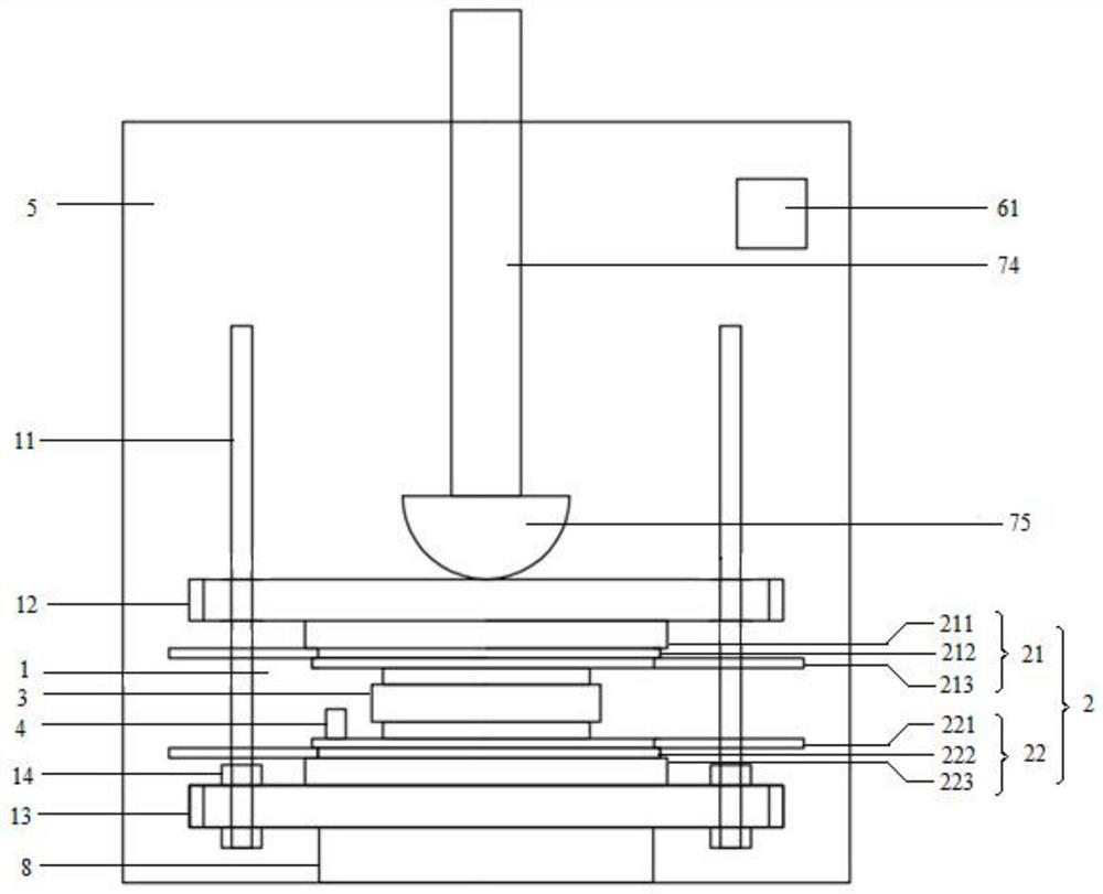 A system for measuring static characteristics of crimping power devices