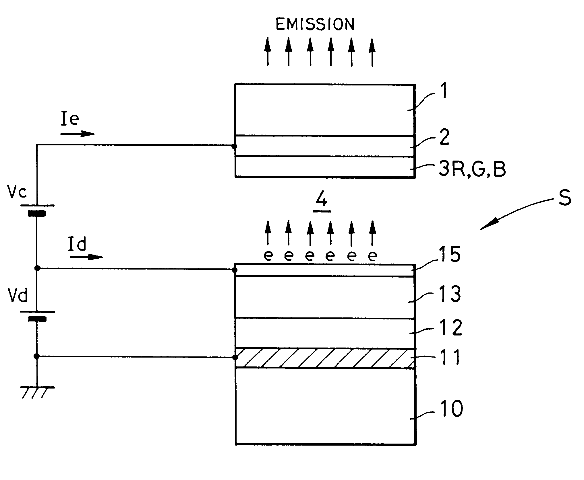Electron emission device with electron supply layer having reduced resistance
