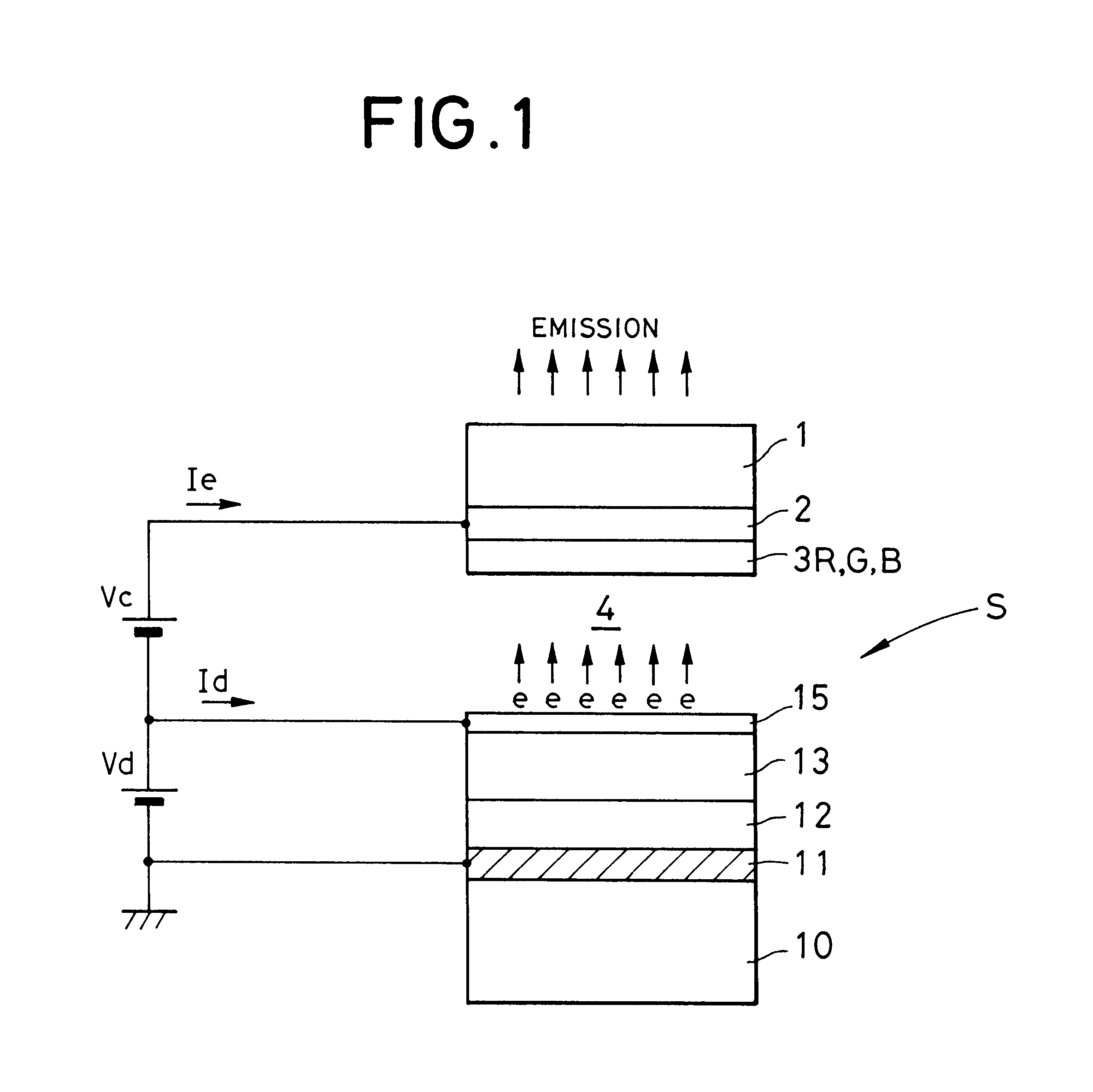 Electron emission device with electron supply layer having reduced resistance