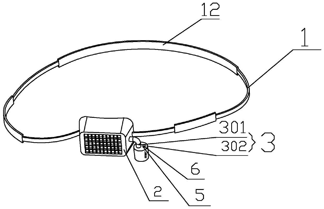 Multi-functional medical mouth-opening breathing humidifying and nursing device