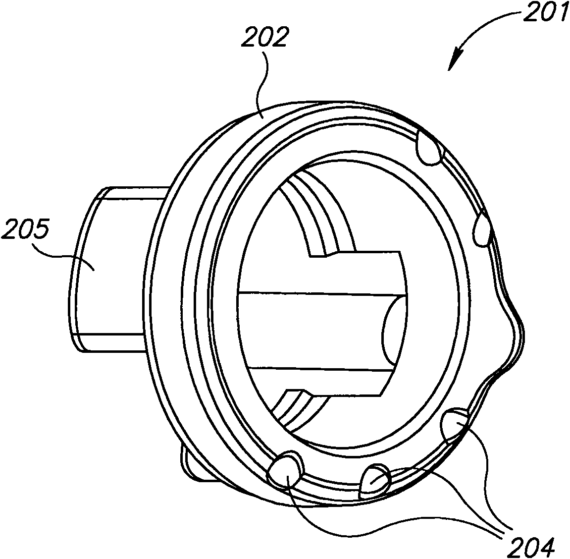 Endoscopic device with fluid cleaning